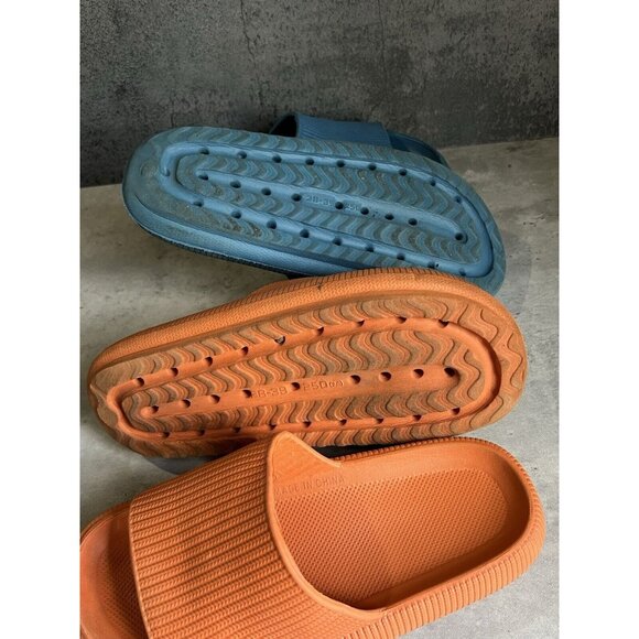 Women’s rubber slides Blue And Orange Set Of 2 Size 7 - Picture 11 of 14